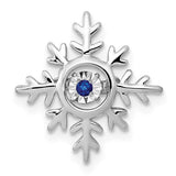 14k-white-gold-vibrant-moving-sapphire-snowflake-chain-slide-SolomonJeweler-Wichita-KS-CustomJewelry