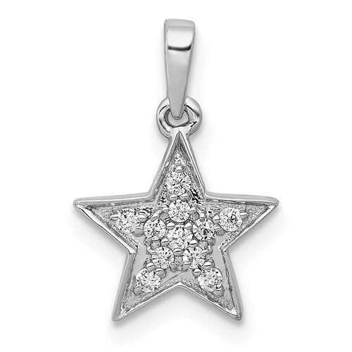 14k-white-gold-1-10ct-diamond-star-pendant-SolomonJeweler-Wichita-KS-CustomJewelry