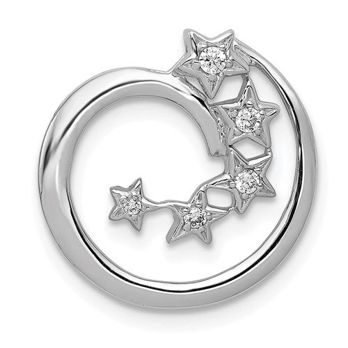 14k-white-gold-diamond-stars-chain-slide-SolomonJeweler-Wichita-KS-CustomJewelry