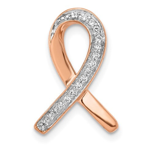 14k-rose-gold-diamond-awareness-chain-slide-SolomonJeweler-Wichita-KS-CustomJewelry