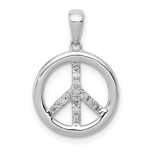 14k-white-gold-diamond-peace-sign-pendant-SolomonJeweler-Wichita-KS-CustomJewelry