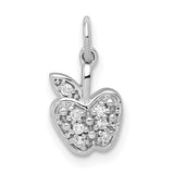 14k-white-gold-diamond-apple-charm-SolomonJeweler-Wichita-KS-CustomJewelry