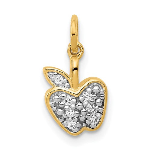 14k-diamond-apple-charm-SolomonJeweler-Wichita-KS-CustomJewelry