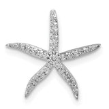14k-white-gold-1-8ct-diamond-starfish-chain-slide-SolomonJeweler-Wichita-KS-CustomJewelry