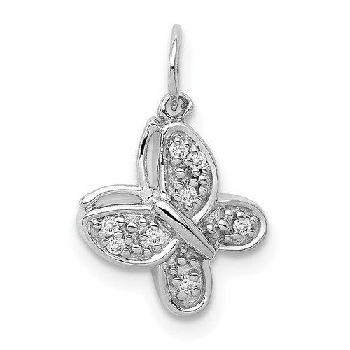 14k-white-gold-diamond-butterfly-charm-SolomonJeweler-Wichita-KS-CustomJewelry