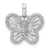 14k-white-gold-0-19ct-diamond-butterfly-pendant-SolomonJeweler-Wichita-KS-CustomJewelry