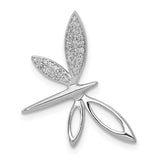 14k-white-gold-diamond-dragonfly-chain-slide-SolomonJeweler-Wichita-KS-CustomJewelry