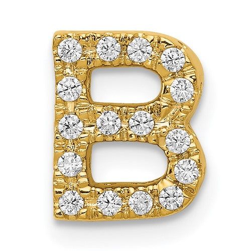 14k-diamond-letter-b-initial-charm-SolomonJeweler-Wichita-KS-CustomJewelry