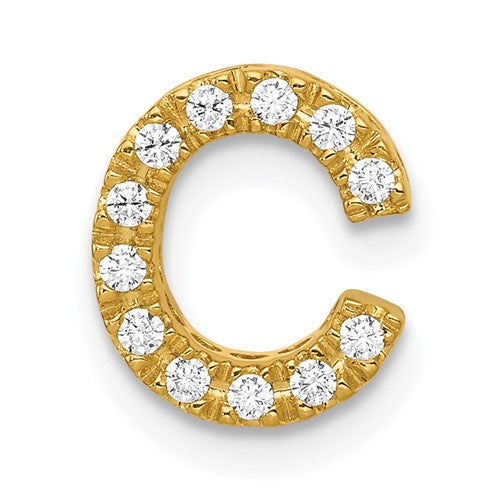 14k-diamond-letter-c-initial-charm-SolomonJeweler-Wichita-KS-CustomJewelry