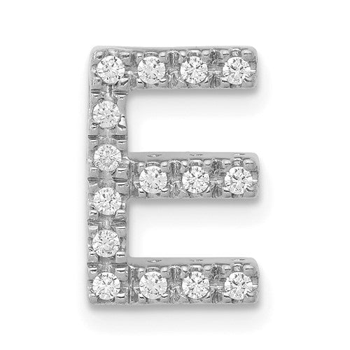 14k-white-gold-diamond-letter-e-initial-charm-SolomonJeweler-Wichita-KS-CustomJewelry