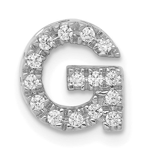 14k-white-gold-diamond-letter-g-initial-charm-SolomonJeweler-Wichita-KS-CustomJewelry