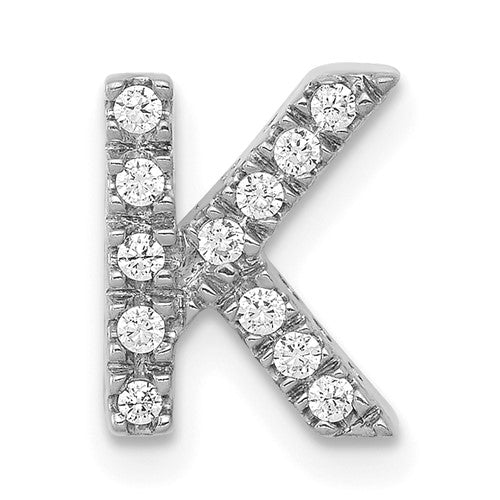14k-white-gold-diamond-letter-k-initial-charm-SolomonJeweler-Wichita-KS-CustomJewelry
