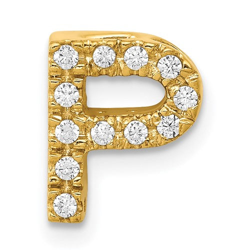 14k-diamond-letter-p-initial-charm-SolomonJeweler-Wichita-KS-CustomJewelry