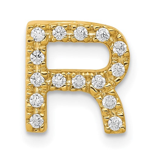 14k-diamond-letter-r-initial-charm-SolomonJeweler-Wichita-KS-CustomJewelry