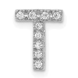 14k-white-gold-diamond-letter-t-initial-charm-SolomonJeweler-Wichita-KS-CustomJewelry