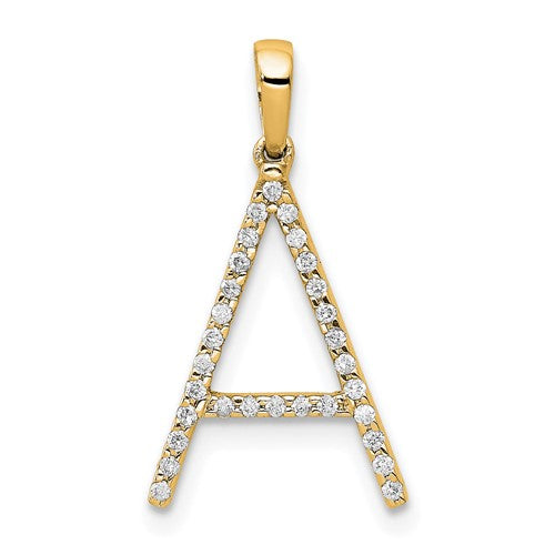 14k-diamond-letter-a-initial-pendant-SolomonJeweler-Wichita-KS-CustomJewelry