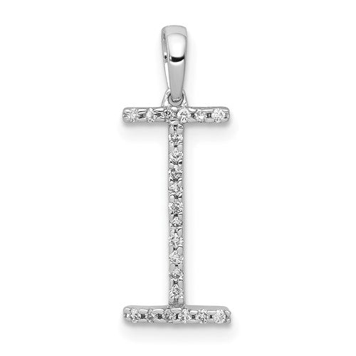 14k-white-gold-diamond-letter-i-initial-pendant-SolomonJeweler-Wichita-KS-CustomJewelry