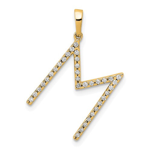 14k-diamond-letter-m-initial-pendant-SolomonJeweler-Wichita-KS-CustomJewelry