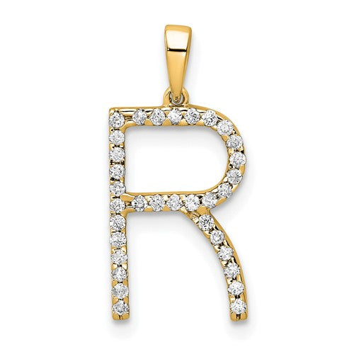 14k-diamond-letter-r-initial-pendant-SolomonJeweler-Wichita-KS-CustomJewelry