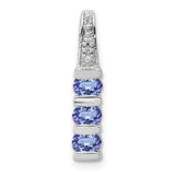 14k-white-gold-60-tanzanite-and-diamond-chain-slide-SolomonJeweler-Wichita-KS-CustomJewelry