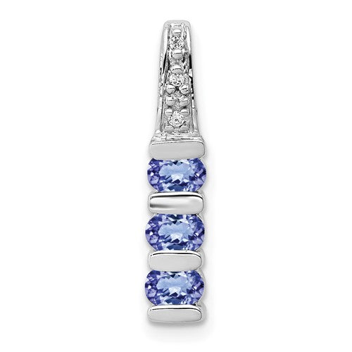 14k-white-gold-60-tanzanite-and-diamond-chain-slide-SolomonJeweler-Wichita-KS-CustomJewelry