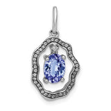 14k-white-gold-62-tanzanite-and-diamond-dangle-pendant-SolomonJeweler-Wichita-KS-CustomJewelry
