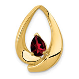 14k-7x5mm-pear-garnet-slide-SolomonJeweler-Wichita-KS-CustomJewelry