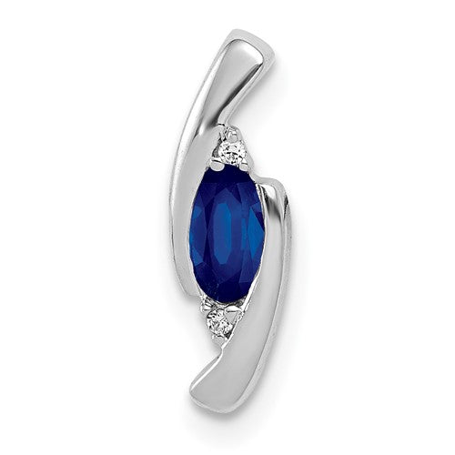 14k-white-gold-01ct-diamond-and-33-sapphire-pendant-SolomonJeweler-Wichita-KS-CustomJewelry