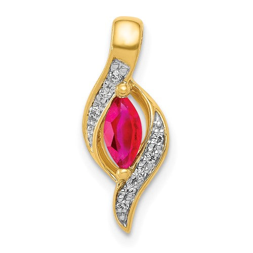 14k-diamond-and-marquise-25-ruby-pendant-SolomonJeweler-Wichita-KS-CustomJewelry