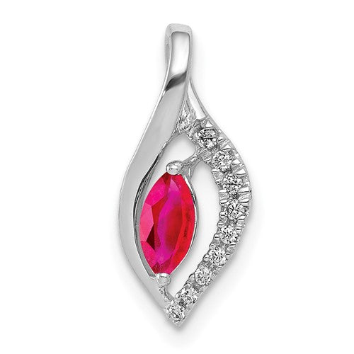 14k-white-gold-diamond-and-marquise-32-ruby-pendant-SolomonJeweler-Wichita-KS-CustomJewelry
