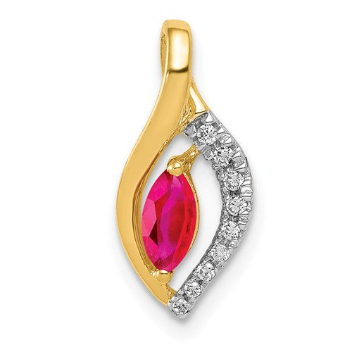 14k-diamond-and-marquise-32-ruby-pendant-SolomonJeweler-Wichita-KS-CustomJewelry