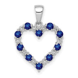 14k-white-gold-diamond-and-sapphire-heart-pendant-SolomonJeweler-Wichita-KS-CustomJewelry