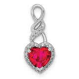 14k-white-gold-diamond-and-ruby-heart-chain-slide-SolomonJeweler-Wichita-KS-CustomJewelry