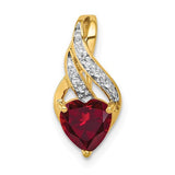14k-diamond-and-created-ruby-polished-heart-pendant-SolomonJeweler-Wichita-KS-CustomJewelry