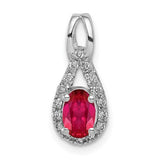14k-white-gold-diamond-and-oval-50-ruby-pendant-SolomonJeweler-Wichita-KS-CustomJewelry
