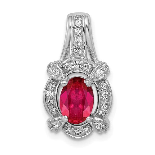 14k-white-gold-1-5ct-diamond-and-1-10-ruby-pendant-SolomonJeweler-Wichita-KS-CustomJewelry