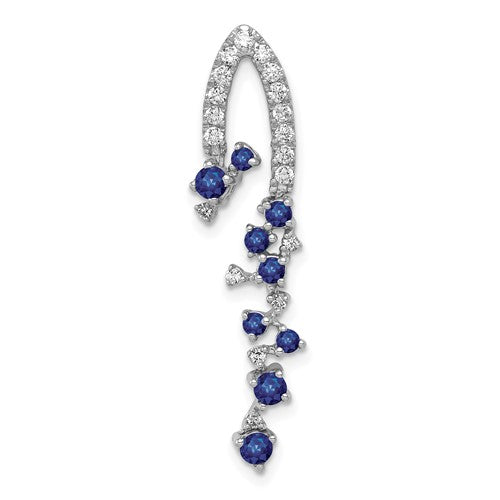 14k-white-gold-1-5ct-diamond-and-36-sapphire-chain-slide-SolomonJeweler-Wichita-KS-CustomJewelry