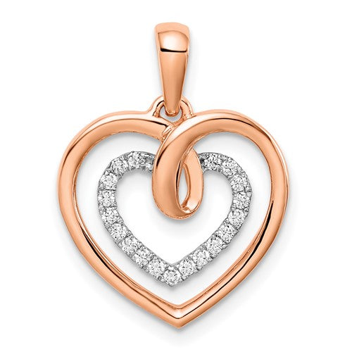 14k-two-tone-white-and-rose-heart-diamond-pendant-SolomonJeweler-Wichita-KS-CustomJewelry