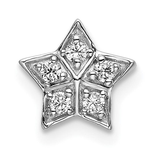 14k-white-gold-diamond-star-chain-slide-pendant-SolomonJeweler-Wichita-KS-CustomJewelry