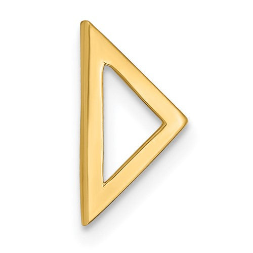 14k-polished-triangle-chain-slide-SolomonJeweler-Wichita-KS-CustomJewelry