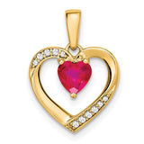 14k-ruby-and-diamond-heart-pendant-SolomonJeweler-Wichita-KS-CustomJewelry