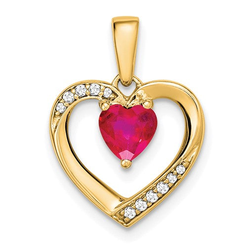 14k-ruby-and-diamond-heart-pendant-SolomonJeweler-Wichita-KS-CustomJewelry