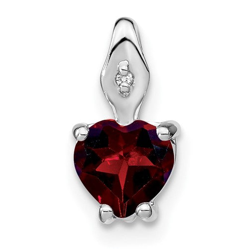 14k-white-gold-heart-garnet-and-diamond-pendant-SolomonJeweler-Wichita-KS-CustomJewelry