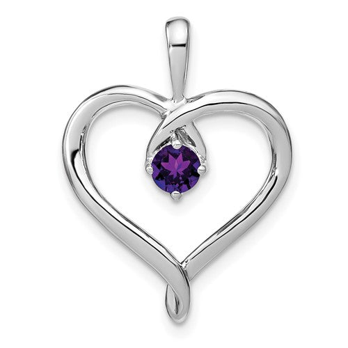 14k-white-gold-amethyst-heart-pendant-SolomonJeweler-Wichita-KS-CustomJewelry