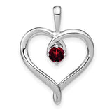 14k-white-gold-garnet-heart-pendant-SolomonJeweler-Wichita-KS-CustomJewelry