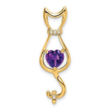 14k-amethyst-and-diamond-cat-pendant-SolomonJeweler-Wichita-KS-CustomJewelry