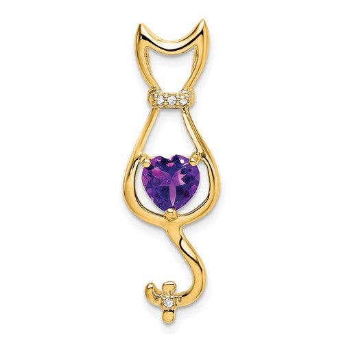 14k-amethyst-and-diamond-cat-pendant-SolomonJeweler-Wichita-KS-CustomJewelry