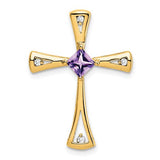 14k-amethyst-and-diamond-cross-chain-slide-SolomonJeweler-Wichita-KS-CustomJewelry