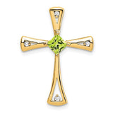 14k-peridot-and-diamond-cross-chain-slide-SolomonJeweler-Wichita-KS-CustomJewelry