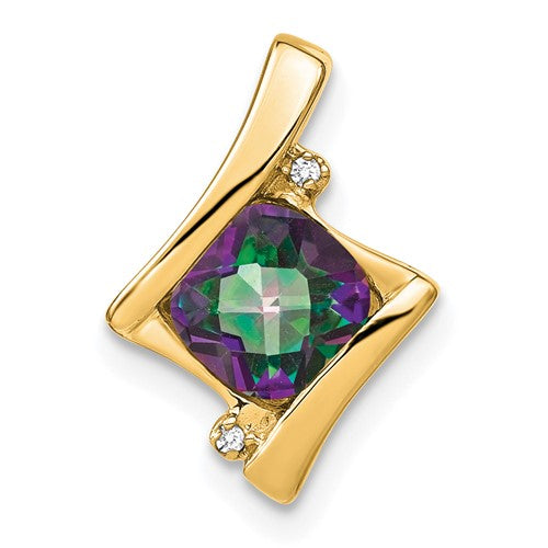 14k-mystic-fire-topaz-and-diamond-pendant-SolomonJeweler-Wichita-KS-CustomJewelry